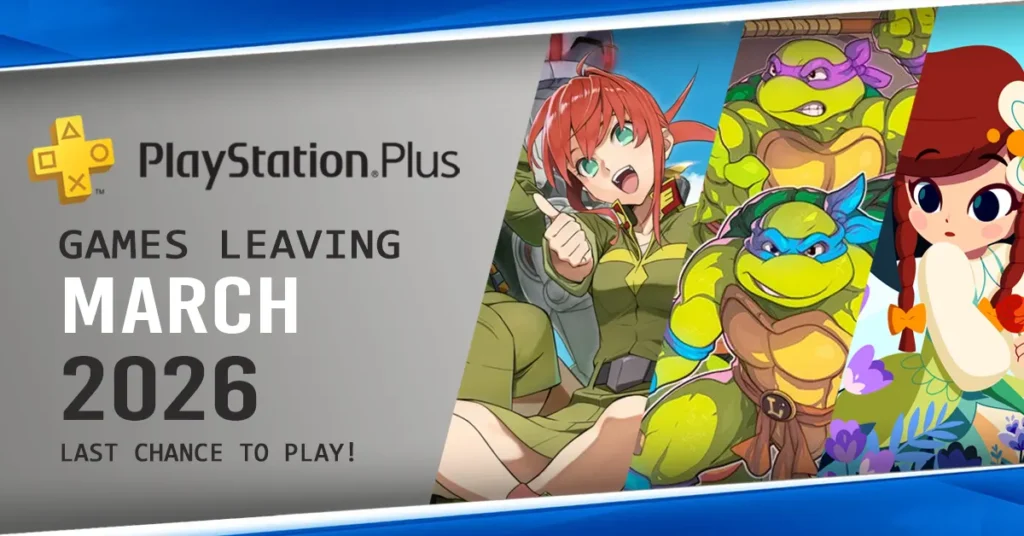 Games Leaving PlayStation Plus March 2026
