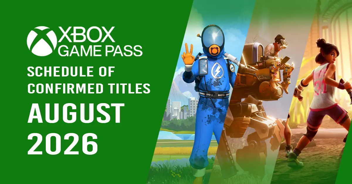 Xbox Game Pass Agosto 2026 Games