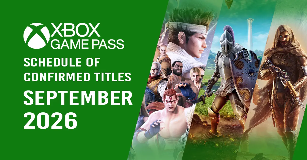 Xbox Game Pass settembre 2026: Programma dei titoli confermati