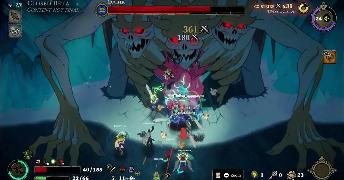 33 Immortals è un action-roguelike cooperativo per 33 giocatori sviluppato da Thunder Lotus Games.