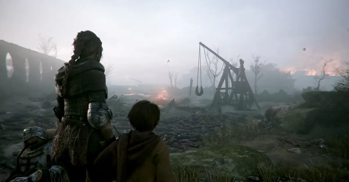 Amicia e Hugo affrontano i ratti in A Plague Tale Innocence