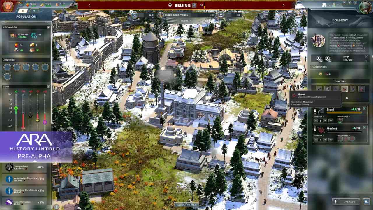 Ara History Untold sistema degli Atti, passando da Atto I a II