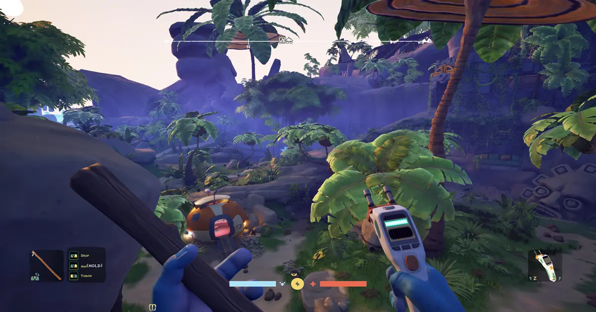 Gameplay di Astrobotanica raccolta sulla terra preistorica