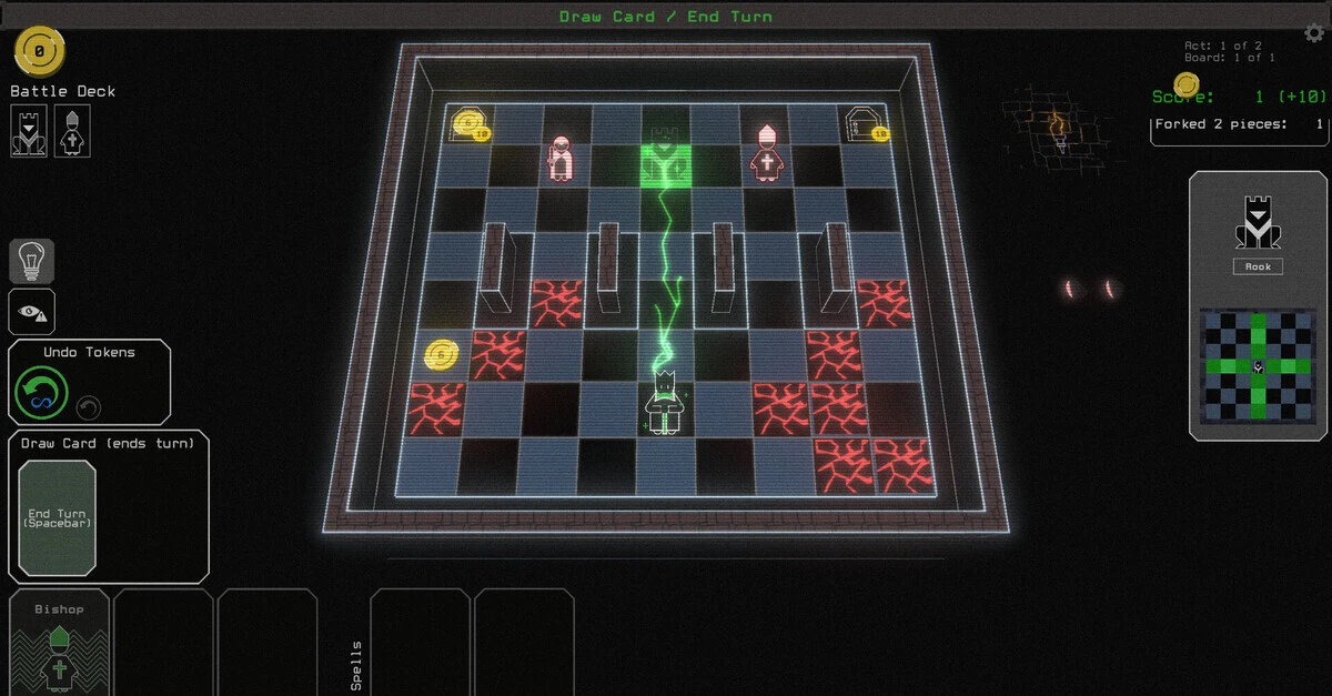 Il gioco utilizza un sistema di movimento a griglia fortemente ispirato alle meccaniche tradizionali degli scacchi.