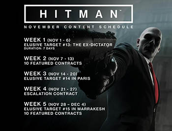 hitman Calendario