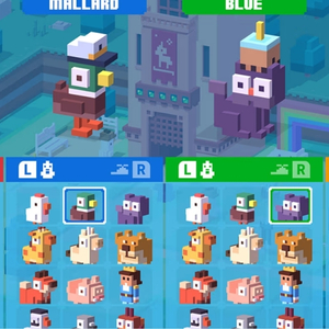 Crossy Road Castle Selezione del Personaggio
