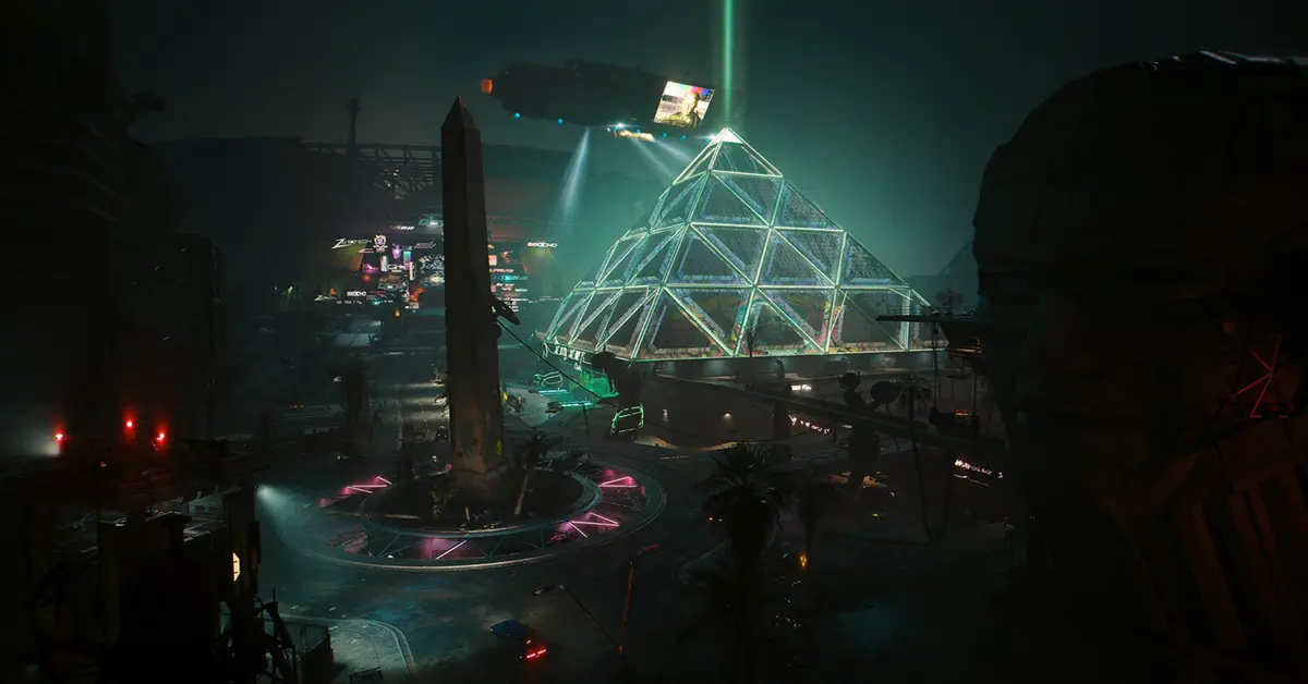 Screenshot del gameplay di Cyberpunk 2077 Phantom Liberty a Dogtown