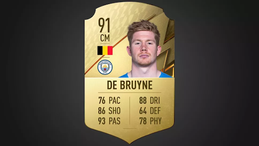 De Bruyne FIFA 22 valutazione