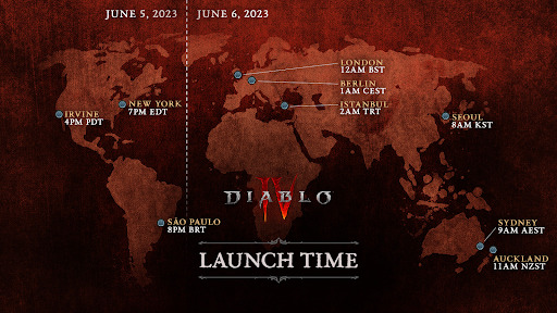 A che ora viene rilasciato Diablo 4?