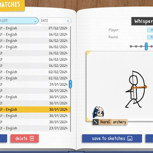 Draw & Guess - Partite