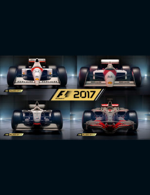 F1 2017 automobili classiche Elenco Completato con l’Aggiunta di McLarens!