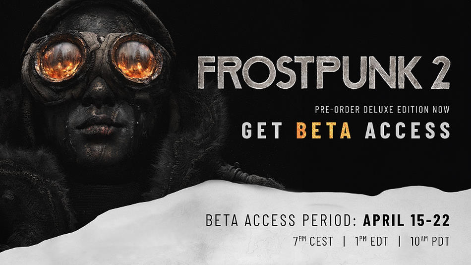 Frostpunk 2 join the beta period 15-22 April 2024