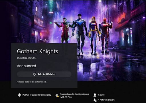 qual è la storia di Gotham Knights?