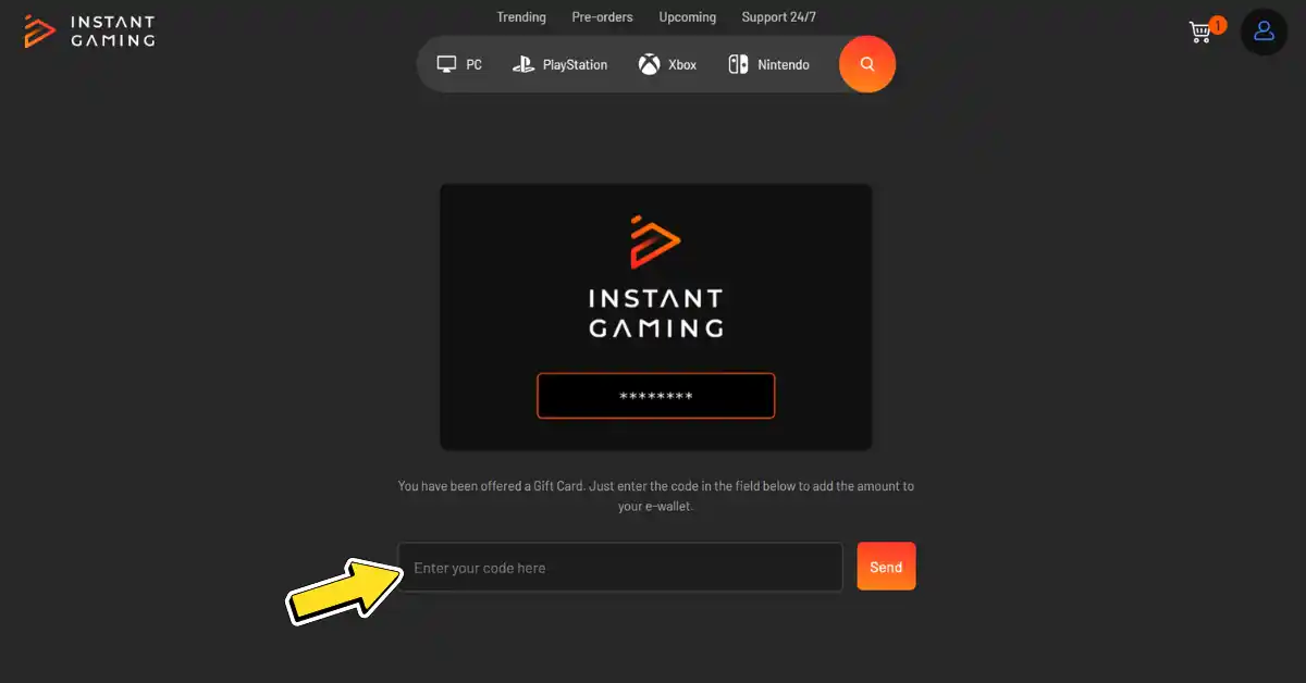 Riscatta codice Instant Gaming