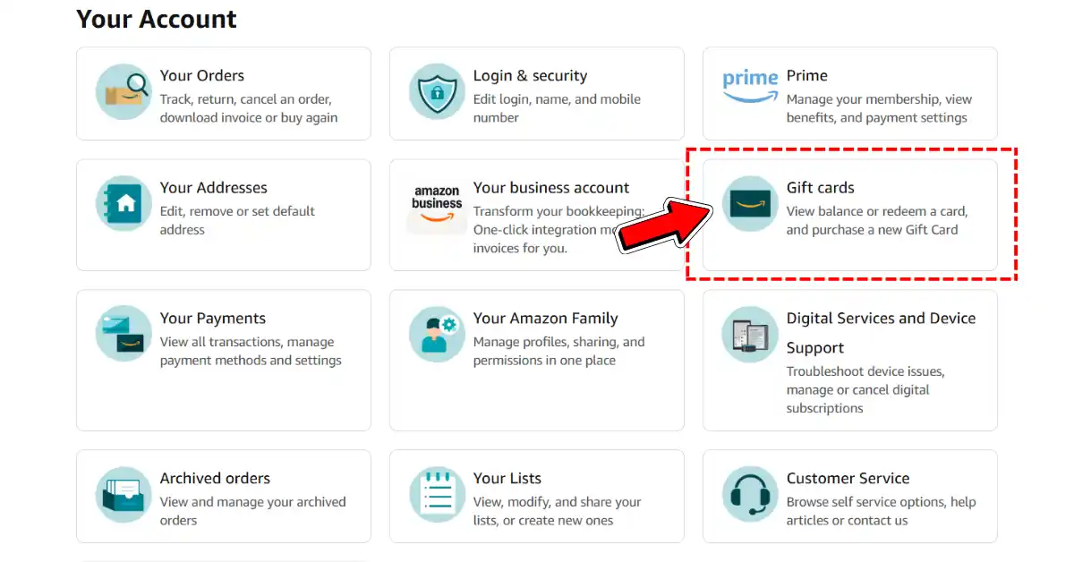 Amazon Tuo account