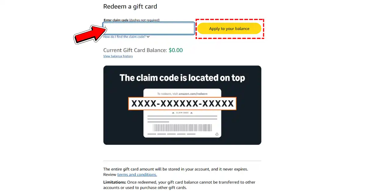 Codice Gift Card Amazon