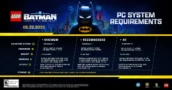LEGO Batman Legacy of the Dark Knight: Requisiti di Sistema PC Aggiornati