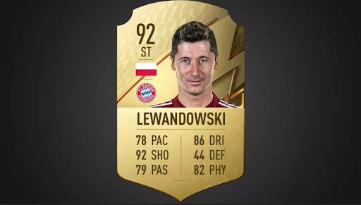 Lewandowski FIFA 22 valutazione
