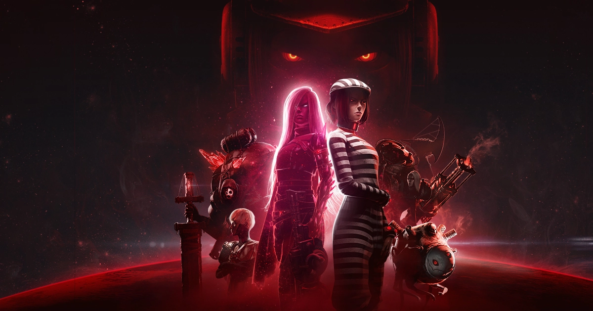 <em>La sinistra luna mimetica di Luna Abyss offre una terrificante miscela di orrore atmosferico e frenetici combattimenti bullet-hell.</em>