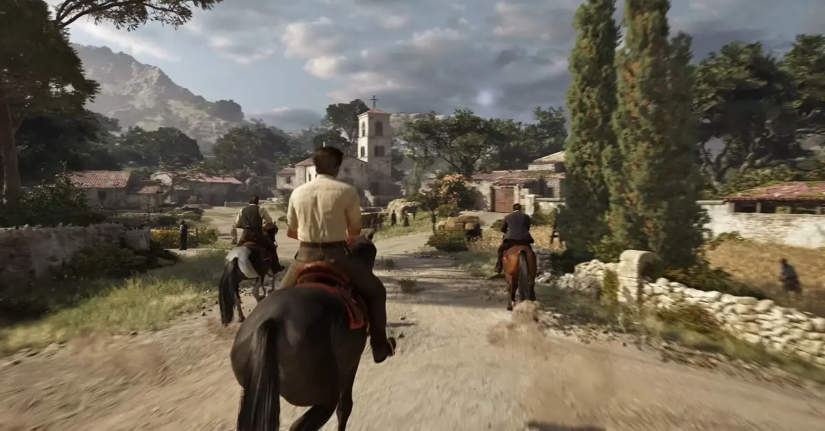 Enzo Favara a cavallo attraverso le campagne siciliane durante una sfida Viaggio Libero