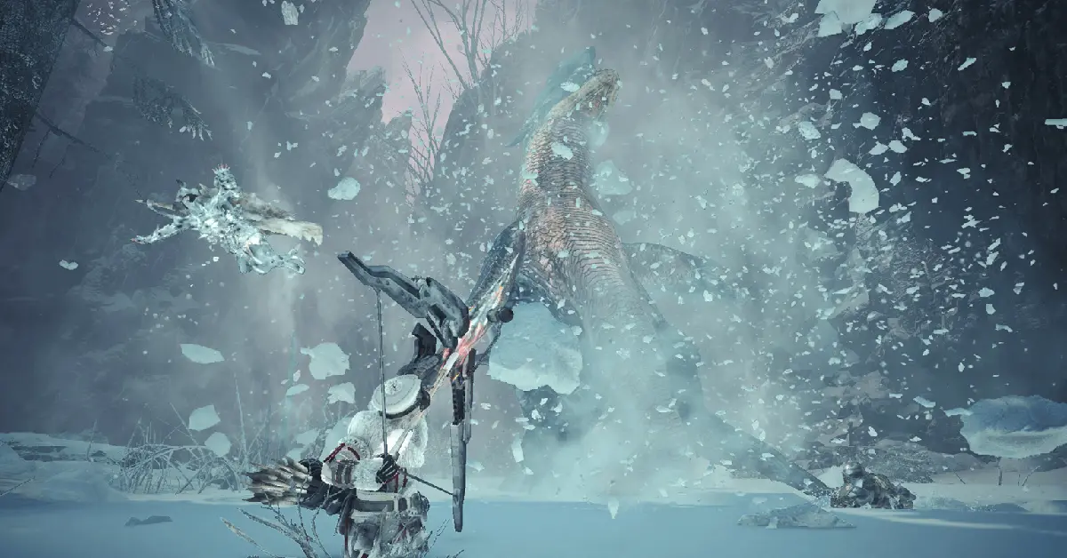Monster Hunter World Iceborne Hoarfrost Reach gameplay