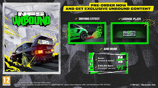 Need For Speed Unbound - edizioni