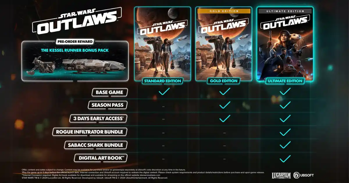 Grandi risparmi su Star Wars Outlaws – Tutte le edizioni al miglior prezzo