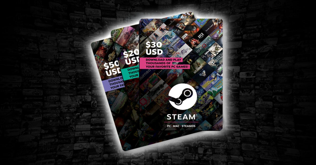 Valve Elimina Os Cartões-Presente Steam Físicos Para Combater Fraudes
