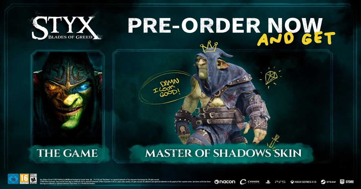 Styx: Blades of Greed Preorder Bonus