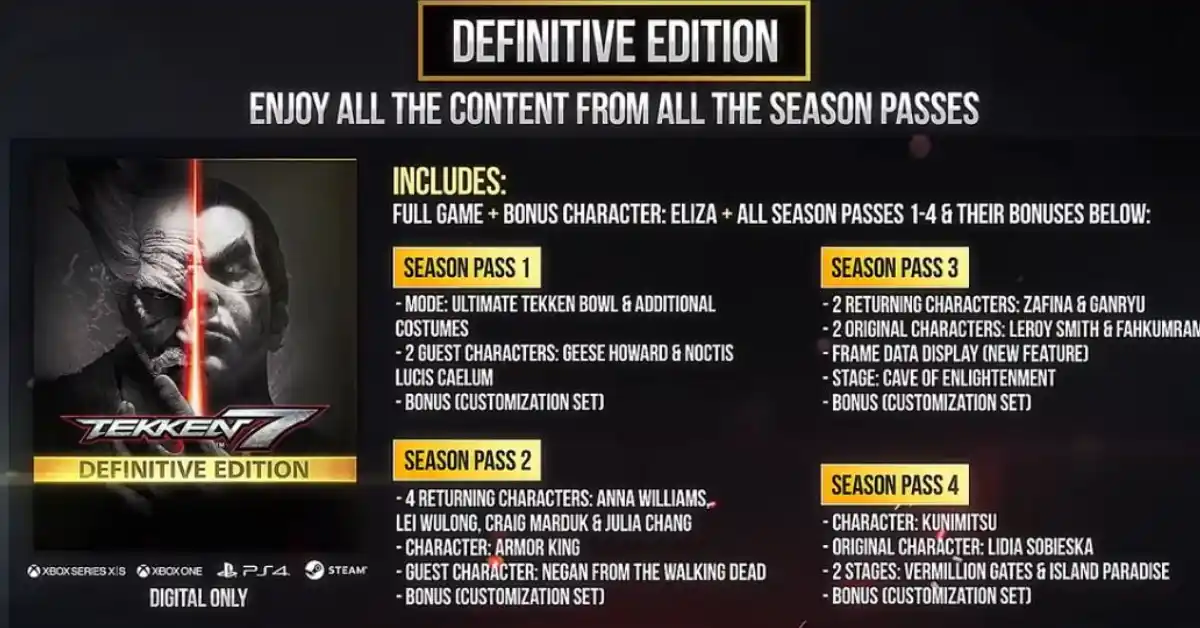 TEKKEN 7 Pacchetto Definitivo + Tutti i Season Pass – Miglior Offerta di Chiavi di Sempre