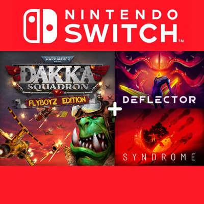 Nintendo Switch Bundle: Warhammer Dakka, Deflector & Syndrome - I Prezzi Migliori