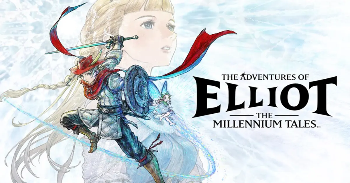 Immagine promozionale di The Adventures of Elliot The Millennium Tales che mostra il cast principale