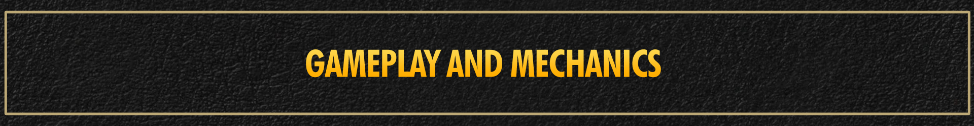 Gameplay e Meccaniche