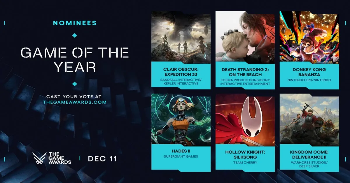 The Game Awards 2025: panoramica completa dei nominati e delle categorie - Cdkeyit.it
