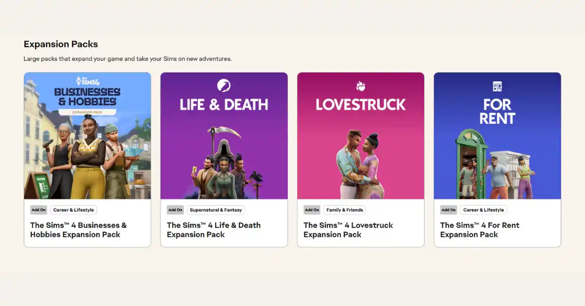 Espansioni di Sims 4 a Metà Prezzo - Costruisci la Tua Vita da Sogno