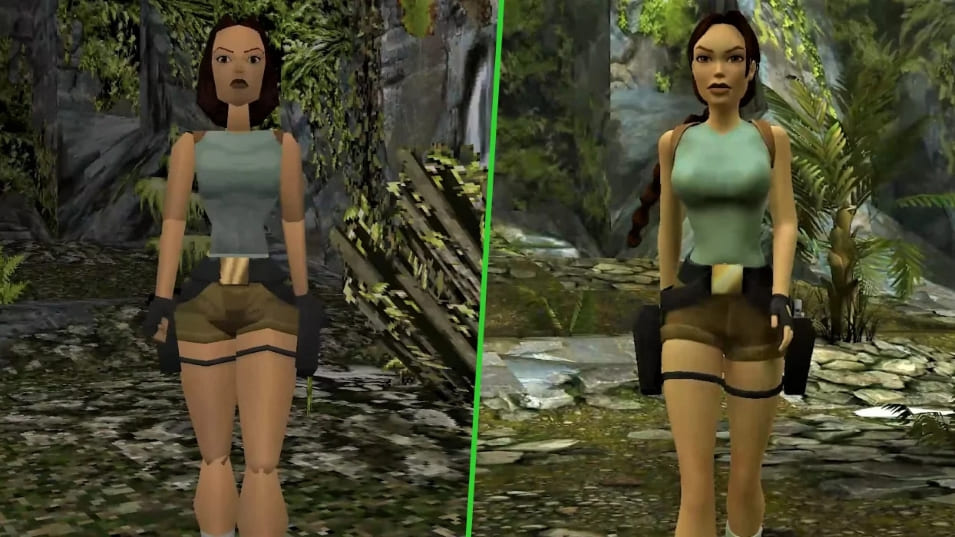 Tomb Raider vs. Tomb Raider Rimasterizzato