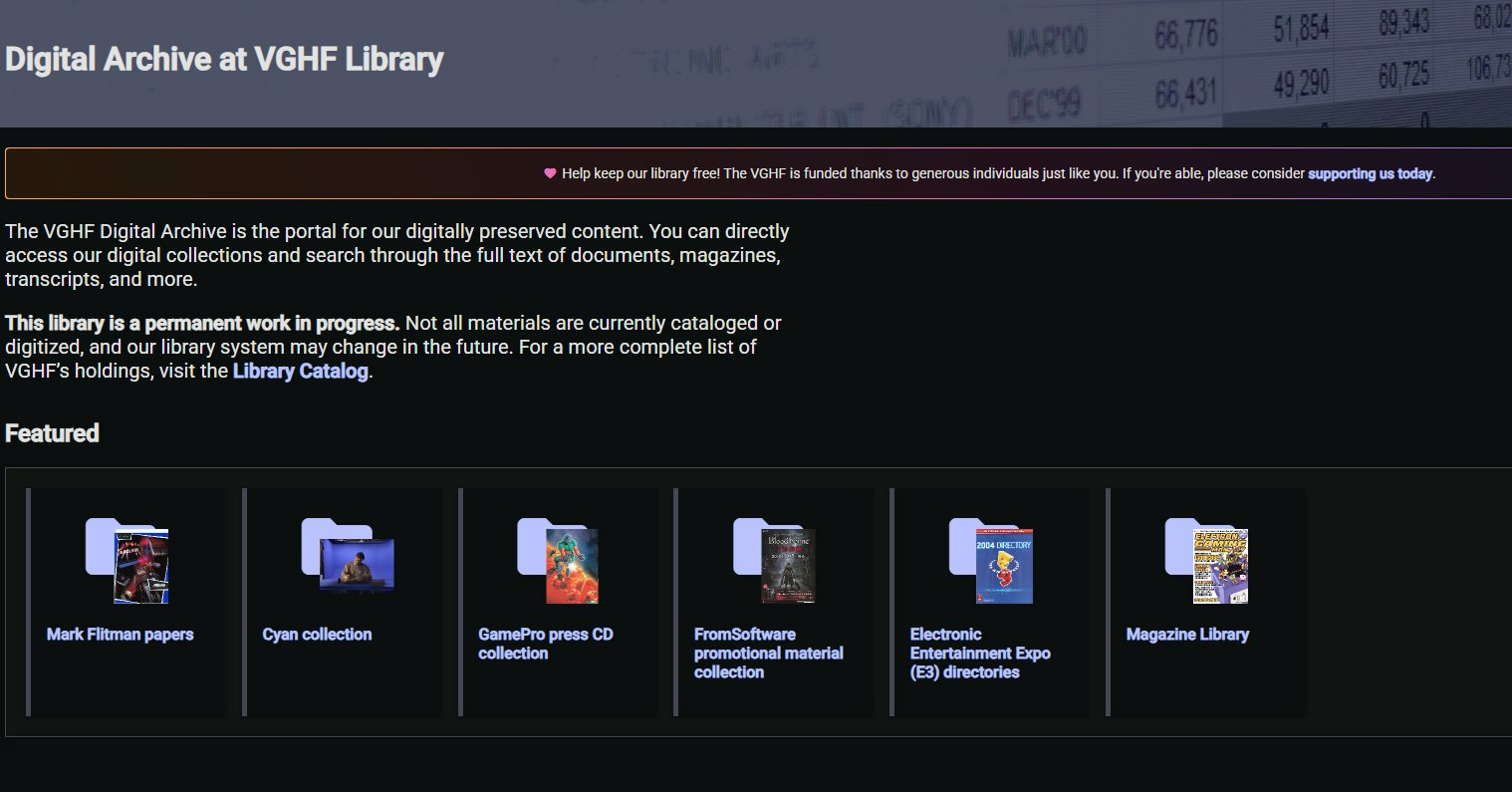 VGHF Library VGHF Library