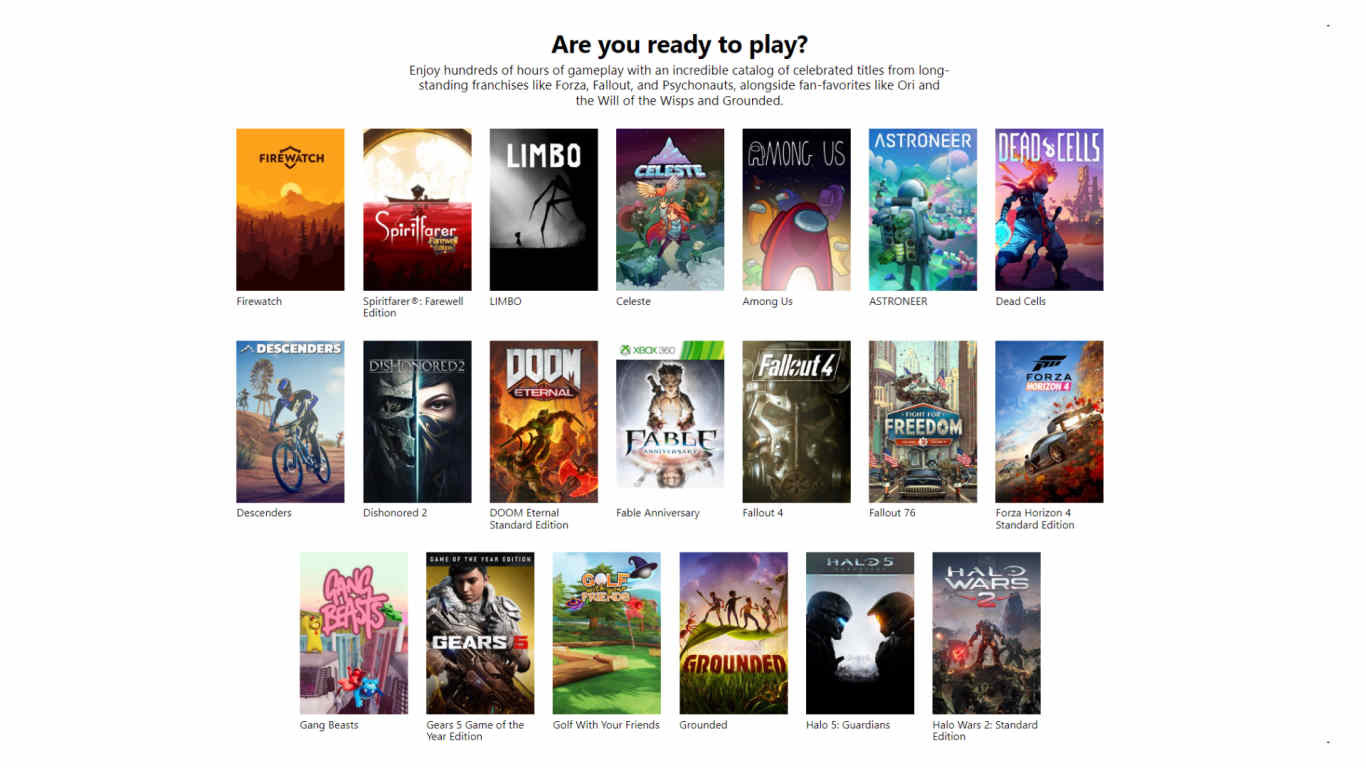 19 titoli di lancio per Xbox Game Pass Core