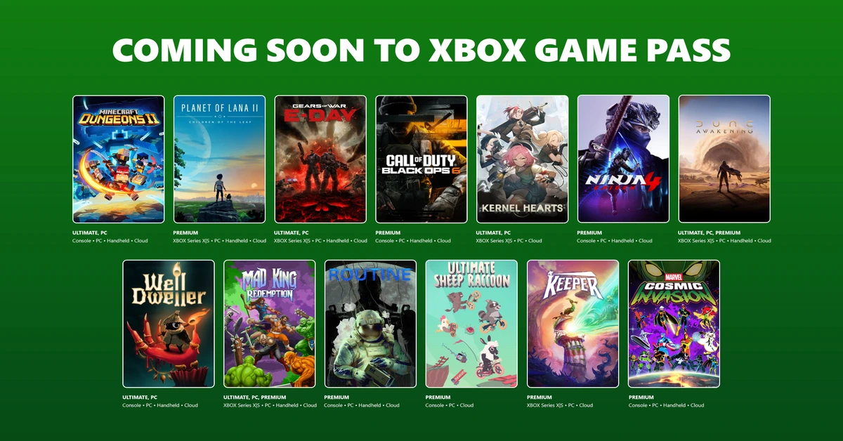Xbox Game Pass September 2026 Wave 2
