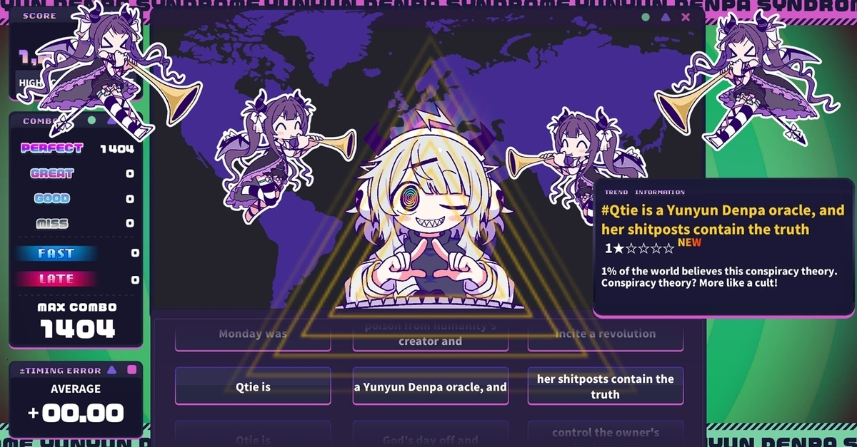 Gestite la frenetica postazione di trasmissione di Qtie e mantenete i suoi spettatori incollati alla cospirazione.