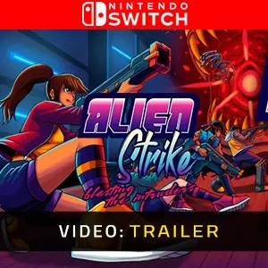 Alien Strike Blasting the Intruders Nintendo Switch - Trailer