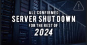 Tutti i server confermati che chiuderanno per il resto del 2024