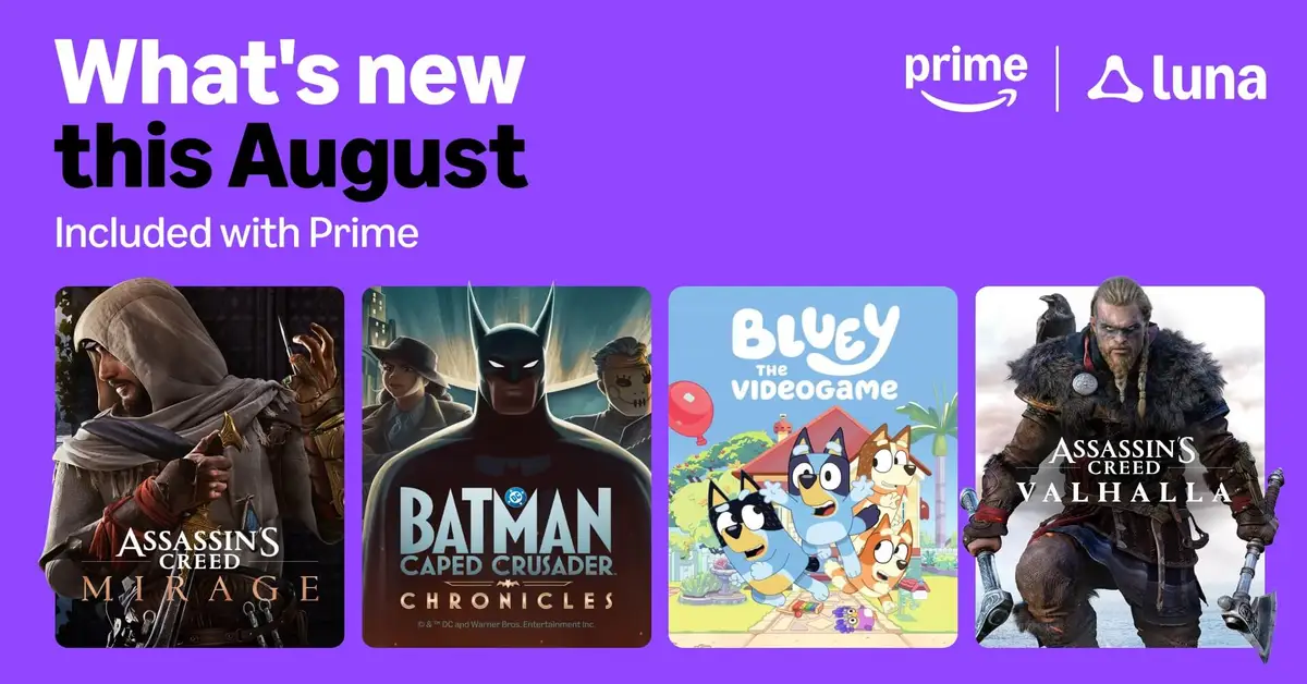 Giochi in streaming cloud su Amazon Luna per agosto 2026