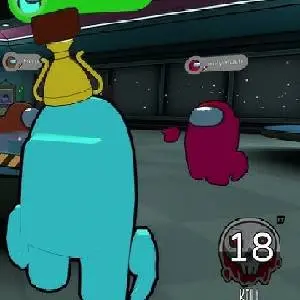 Among Us 3D - Pulsante