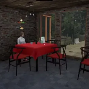 Aquarium in Cafe – Cliente