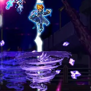 Azure Striker GUNVOLT 2 - L'attaccante Azzurro