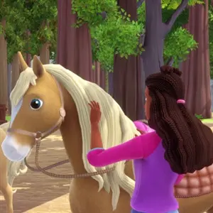 Barbie Horse Trails - Accarezzare