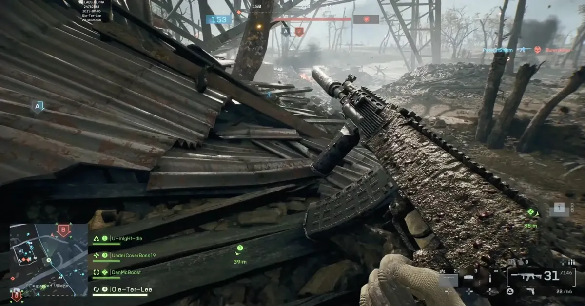 Battlefield 6 Mud Weapon Buildup