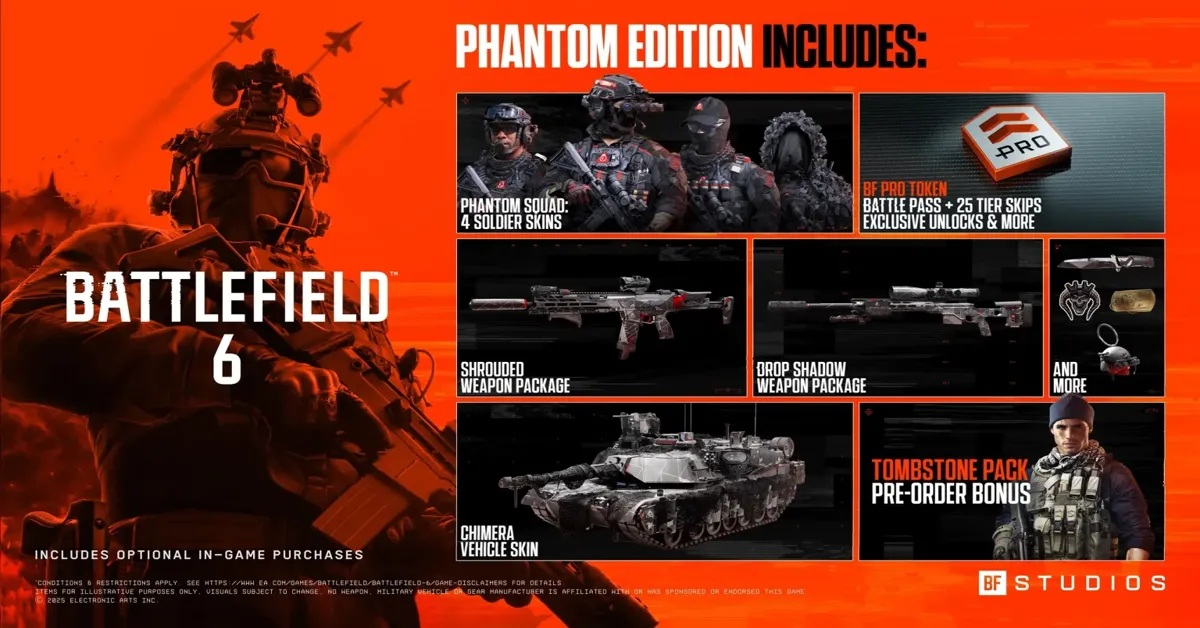 Battlefield 6 Phantom Edition EA Play Pro