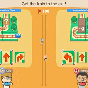 Big Brain Academy Brain vs. Brain Minigioco Del Treno